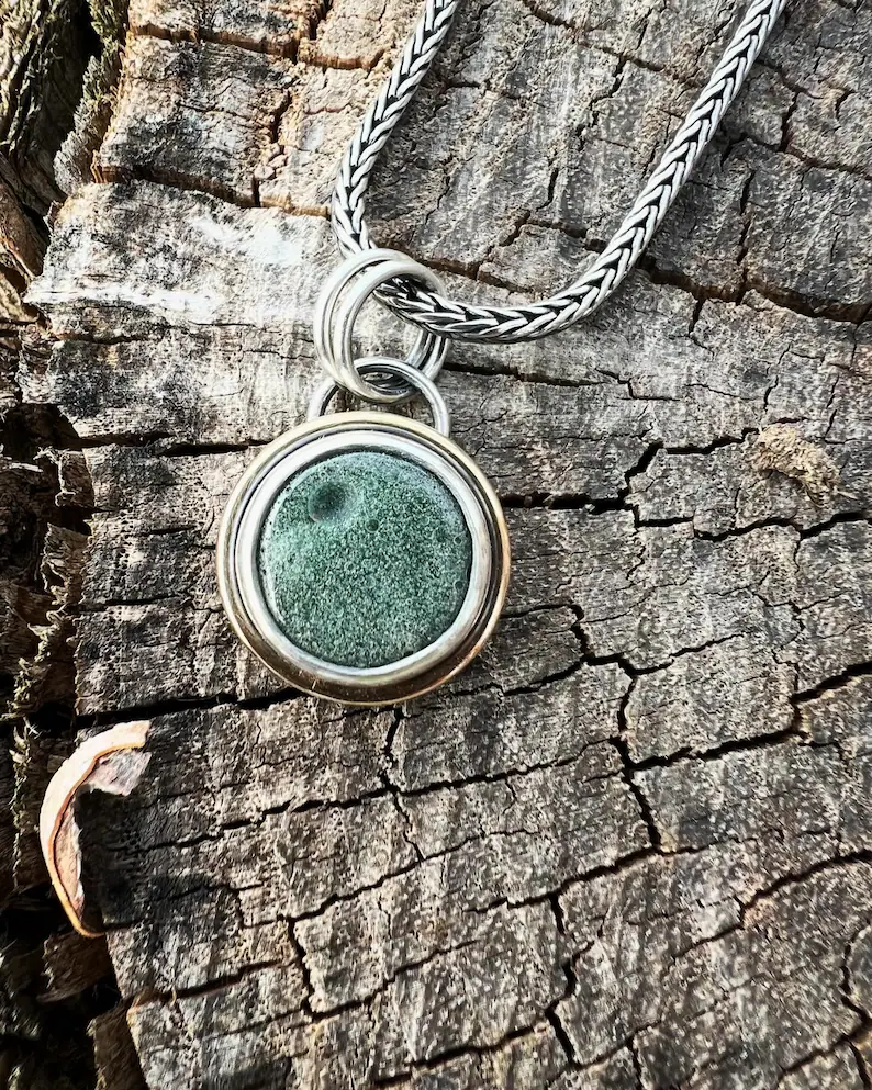 Frankfort Green Stone Handmade Necklace