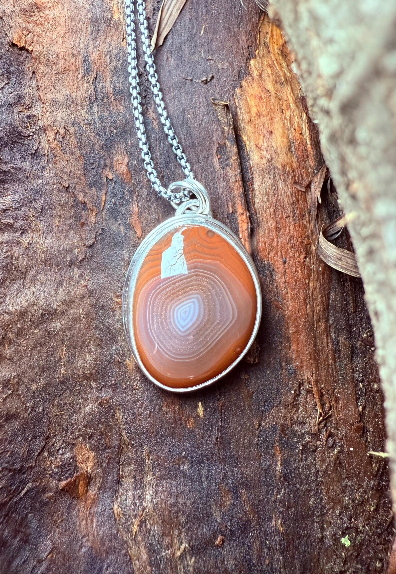 Lake Superior Copper Agate Handmade Necklace