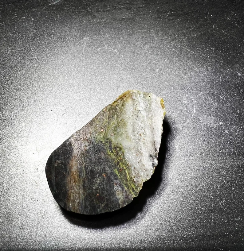 Beautiful stone from the Keweenaw Peninsula with copper flecks