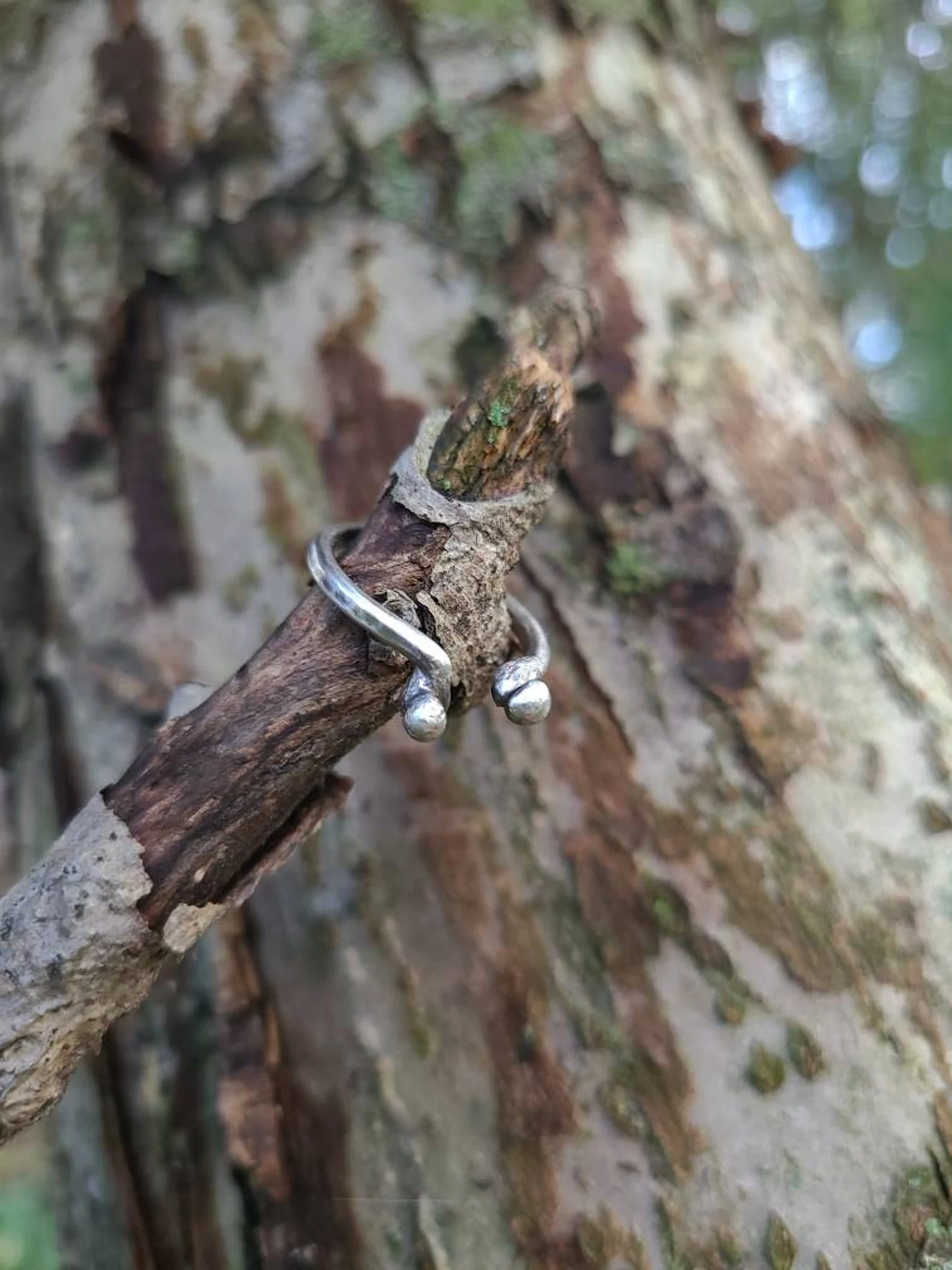 Open Stackable Sterling Silver Handmade Ring