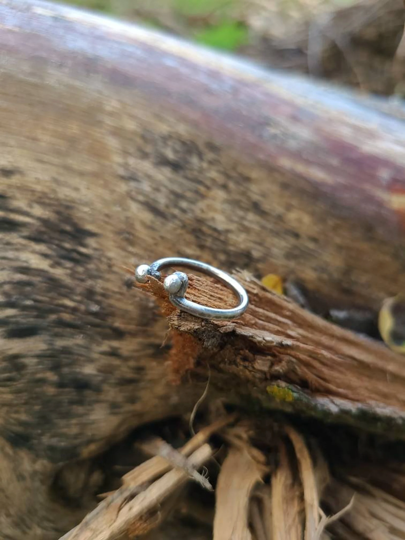 Open Stackable Sterling Silver Handmade Ring