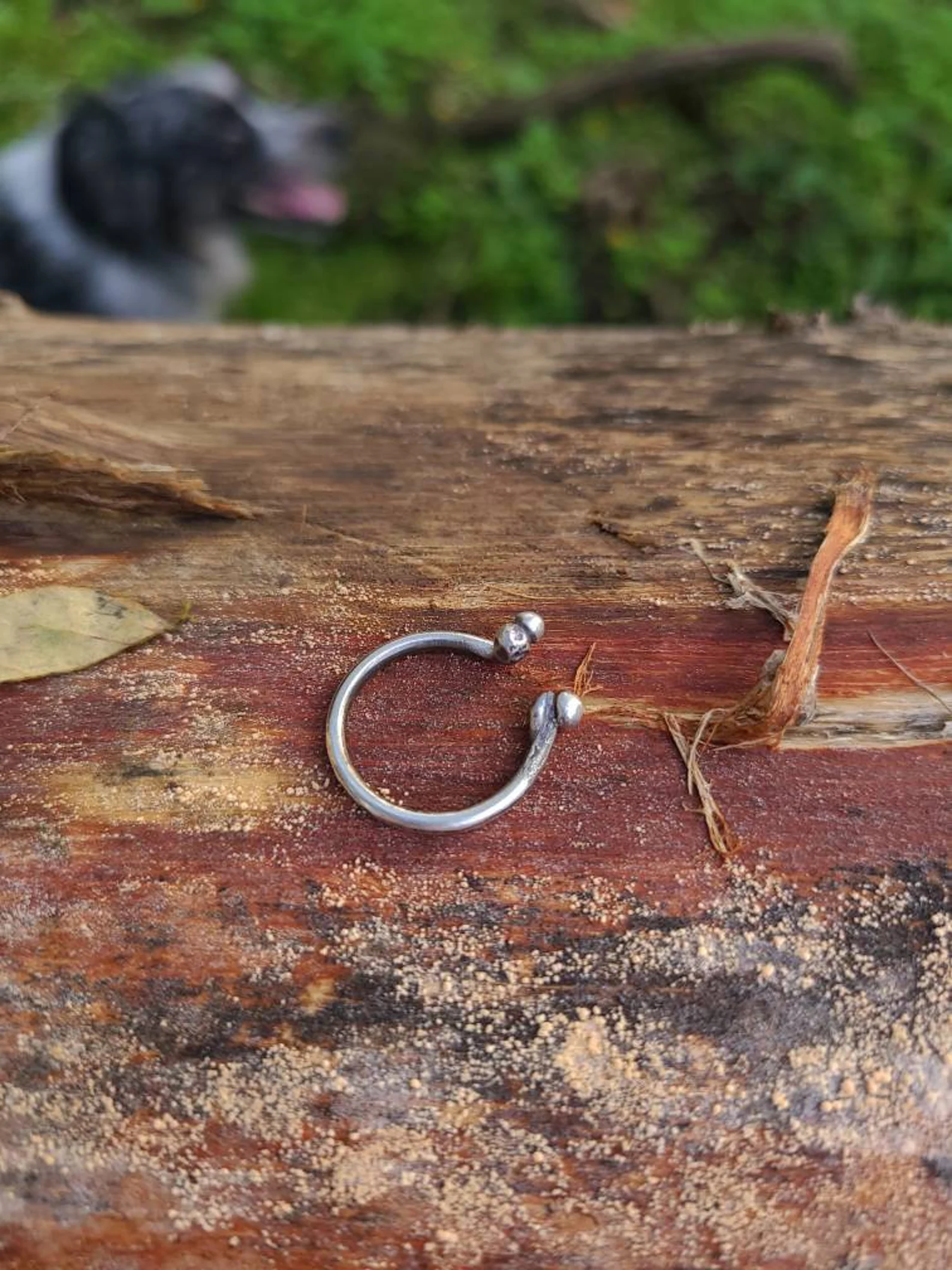 Open Stackable Silver Ring - Size 6.5
