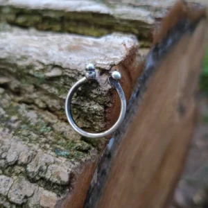 Open Stackable Sterling Silver Handmade Ring