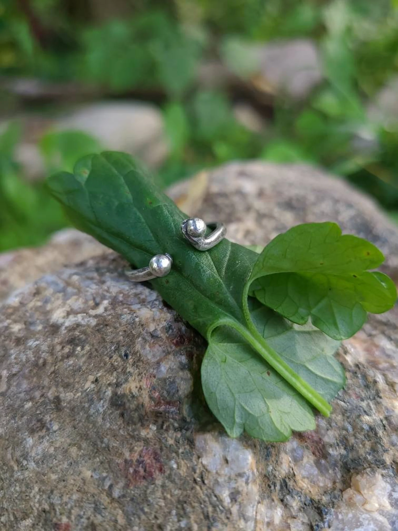 Open Stackable Sterling Silver Handmade Ring