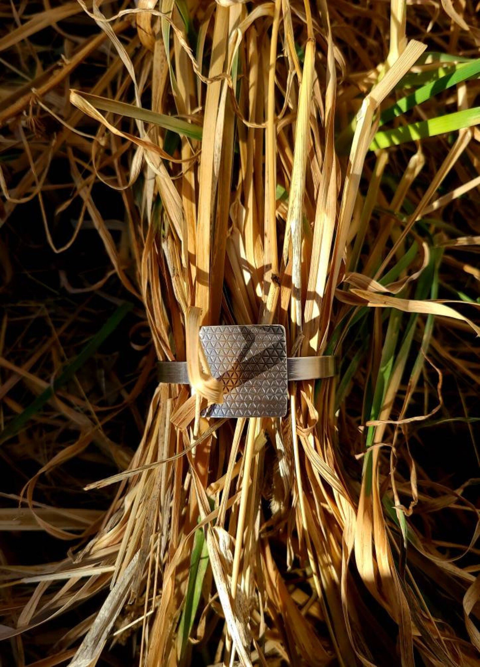 Sterling Silver Patterned Cuff Bracelet