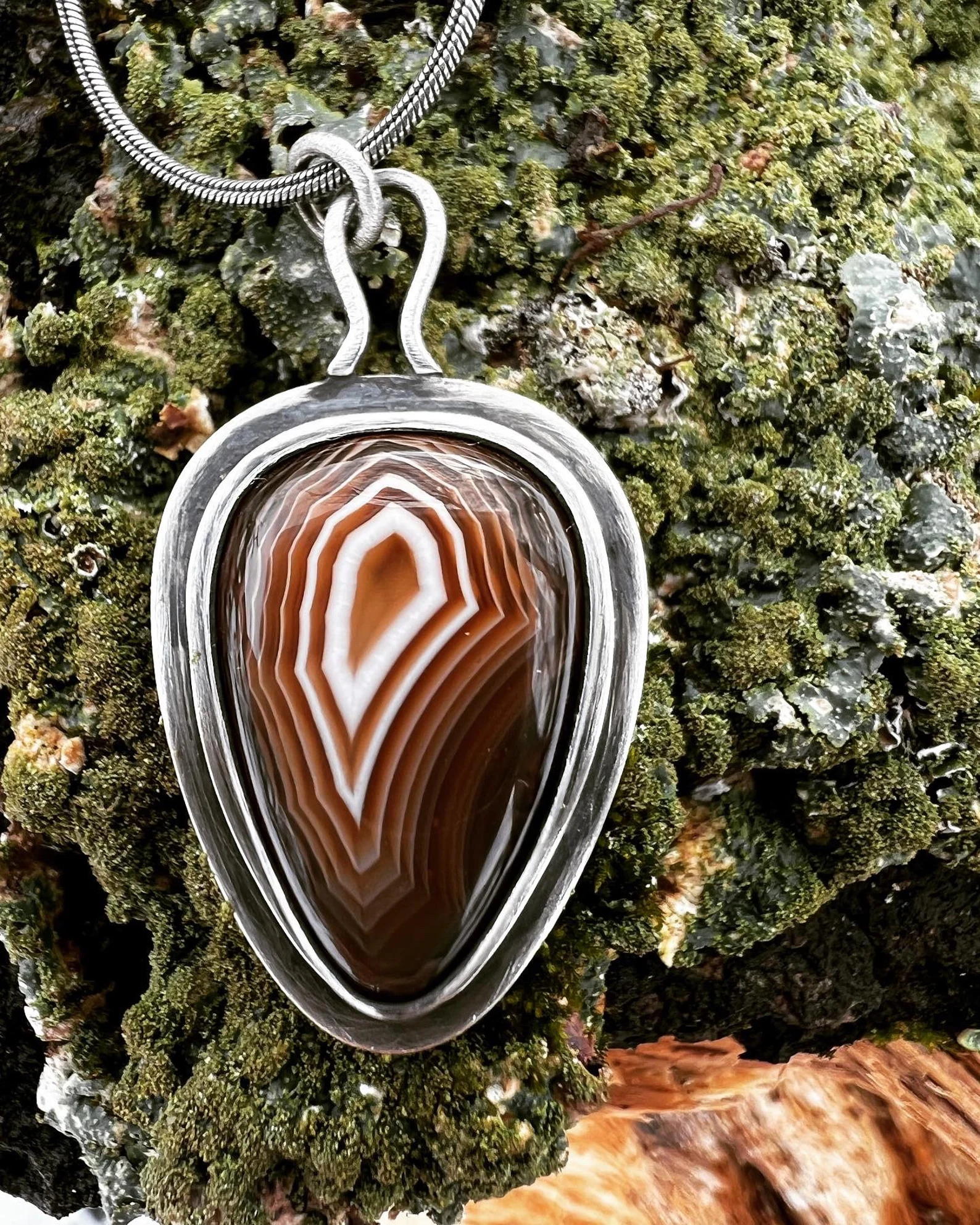 Teardrop Agate Handcrafted Necklace
