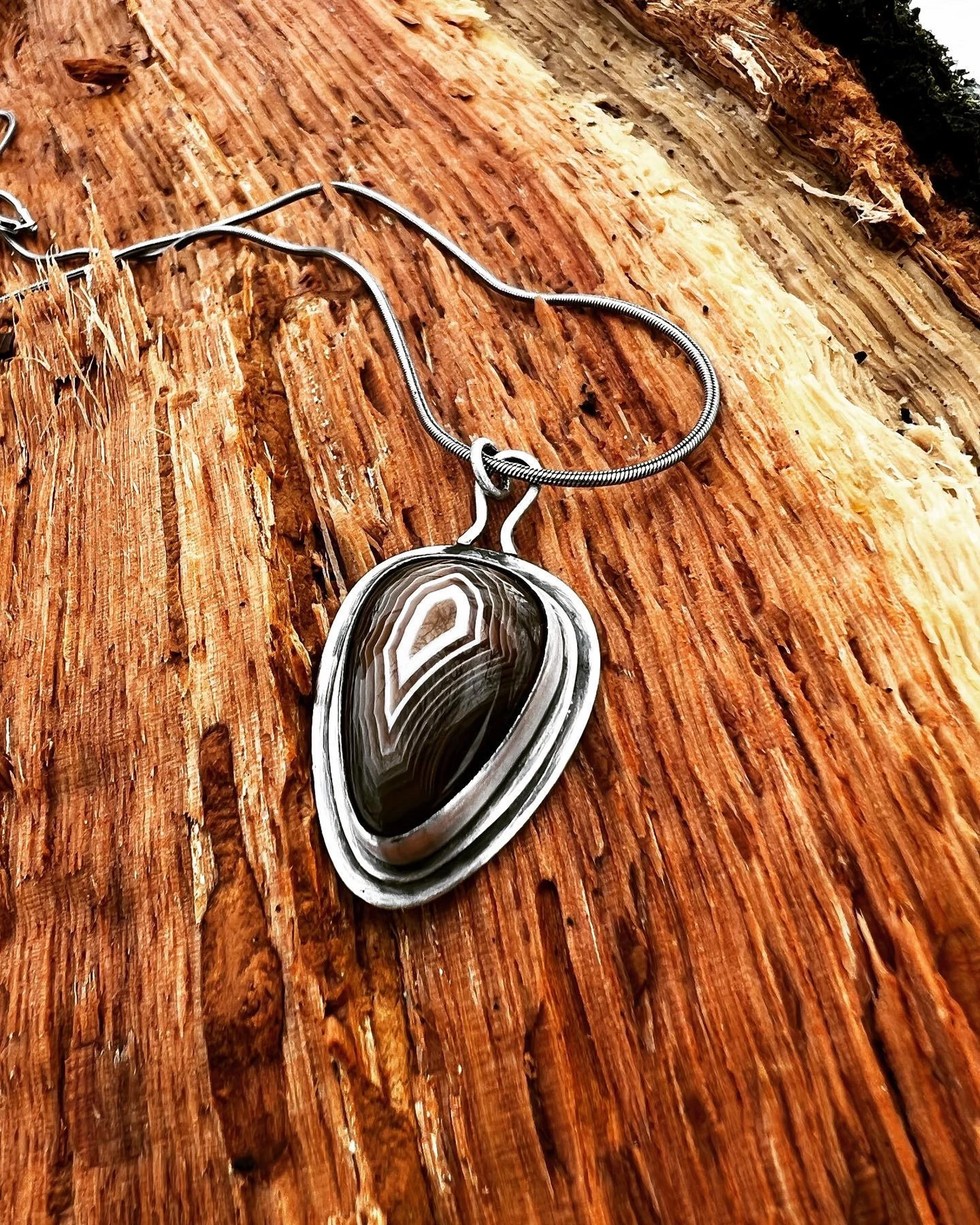 Teardrop Agate Handcrafted Necklace