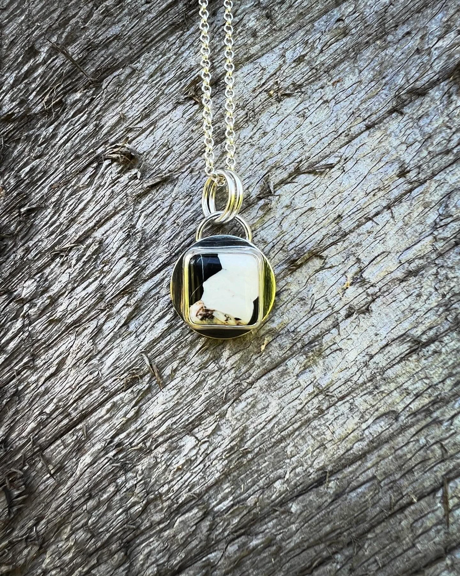 White Buffalo Stone Handmade Necklace