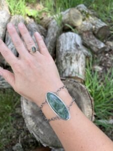 Alaska Jade Large Oval Bracelet